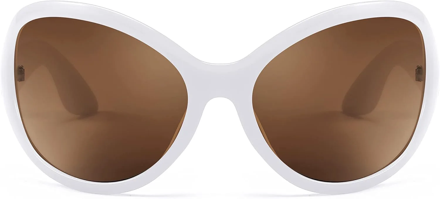 FEISEDY Модные солнцезащитные очки большого размера, классическая овальная оправа, стильные очки с широкими линзами, женские очки B2391, White Frame Brown Lens
FEISEDY Модные солнцезащитные очки большого размера, классическая овальная оправа, стильные очки с широкими линзами, женские очки B2391, White Frame Brown Lens