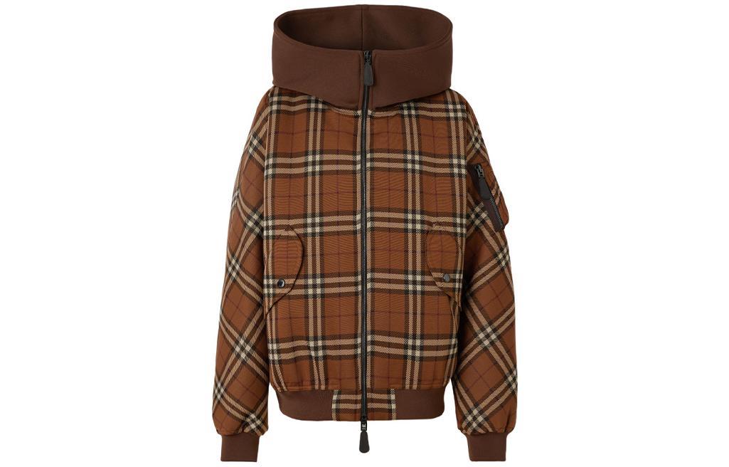 Burberry Жаккардовая худи-бомбер, Umber
Burberry Жаккардовая худи-бомбер, Umber