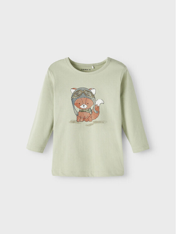 Блуза стандартного кроя Name It, зеленый
Блуза стандартного кроя Name It, зеленый