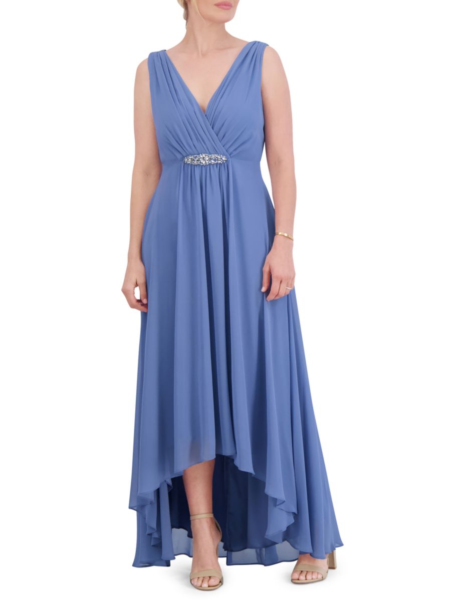 Платье-трансформер с V-образным вырезом и асимметричным лифом Eliza J, цвет Periwinkle
Платье-трансформер с V-образным вырезом и асимметричным лифом Eliza J, цвет Periwinkle