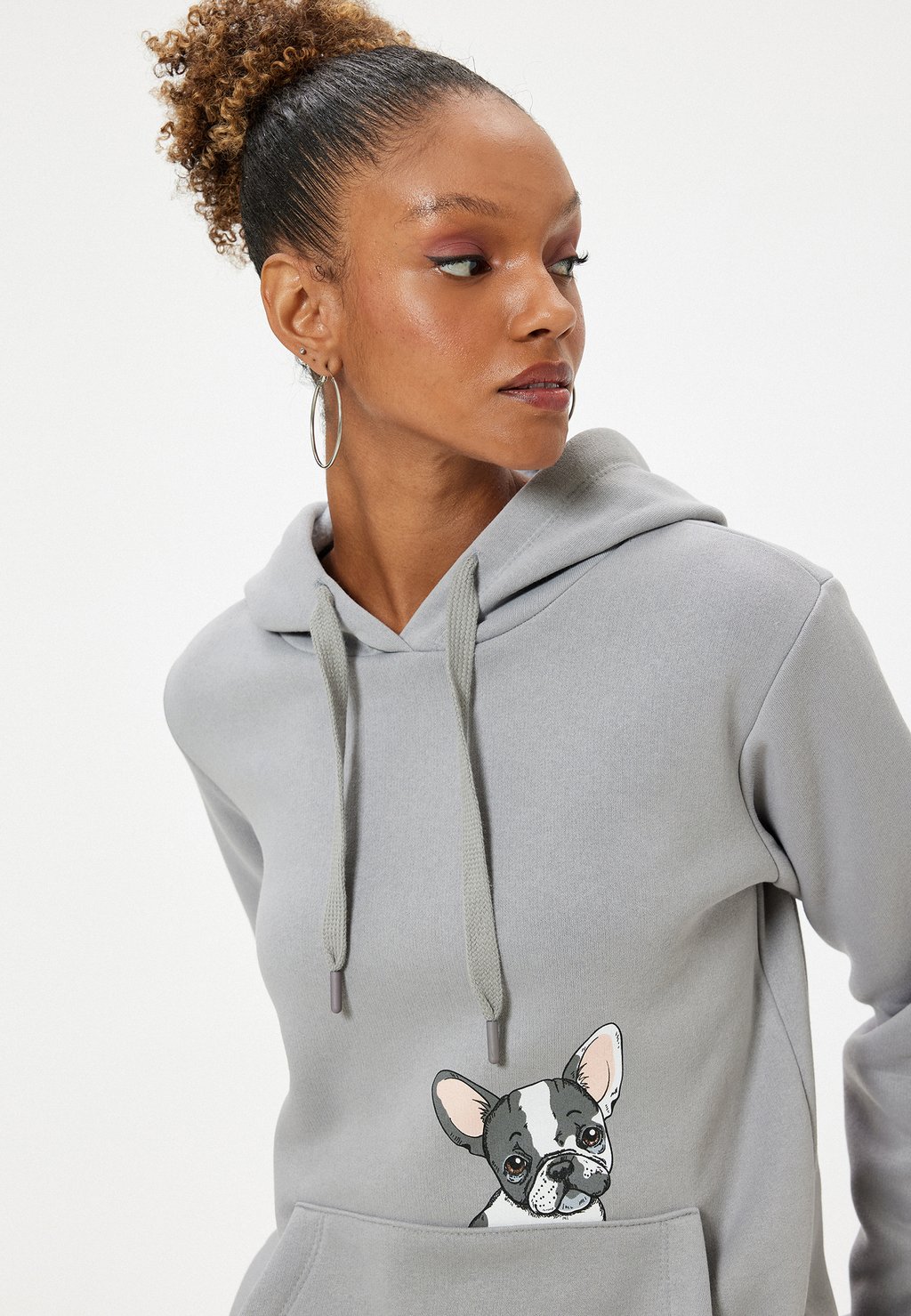 Толстовка с капюшоном PRINTED Koton, серый
Толстовка с капюшоном PRINTED Koton, серый