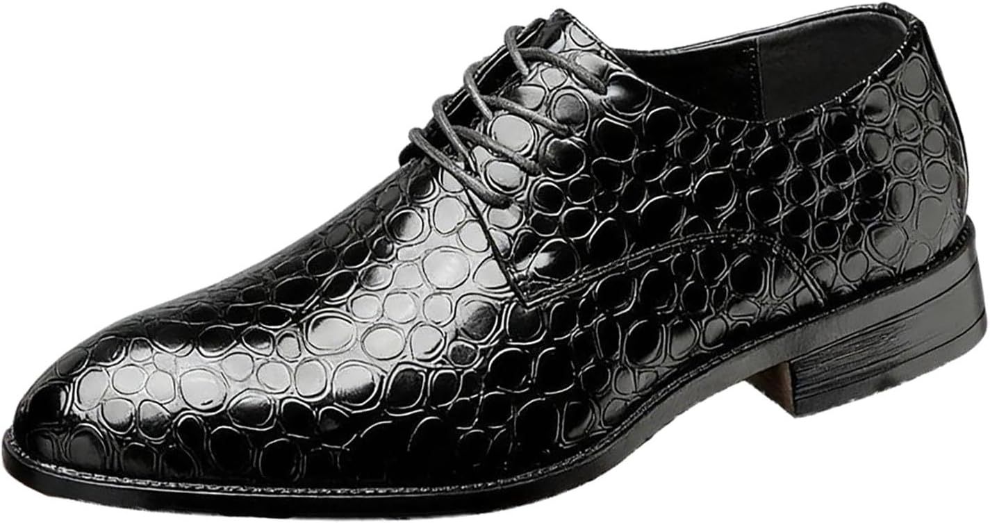 Мужские винтажные оксфорды из кожи с тиснением под крокодила, на шнуровке, классический округлый носок, противоскользящие массивные дерби, деловая обувь для работы, свадьбы, вечеринки, костюма Nxnbhsl, черный
Мужские винтажные оксфорды из кожи с тиснением под крокодила, на шнуровке, классический округлый носок, противоскользящие массивные дерби, деловая обувь для работы, свадьбы, вечеринки, костюма Nxnbhsl, черный