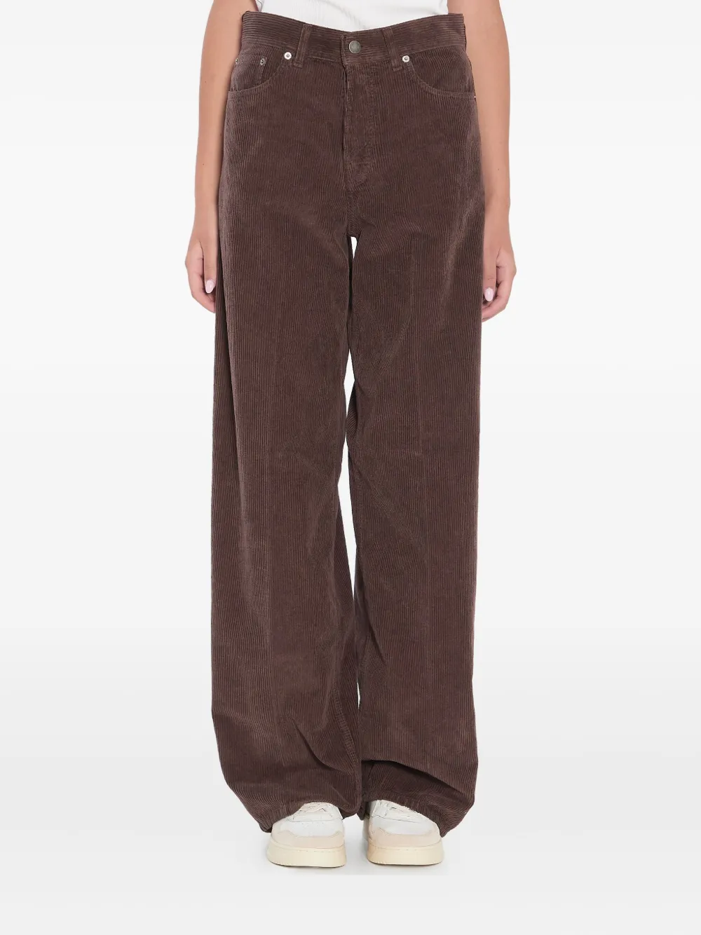 Вельветовые брюки в рубчик Haikure, коричневый
Вельветовые брюки в рубчик Haikure, коричневый