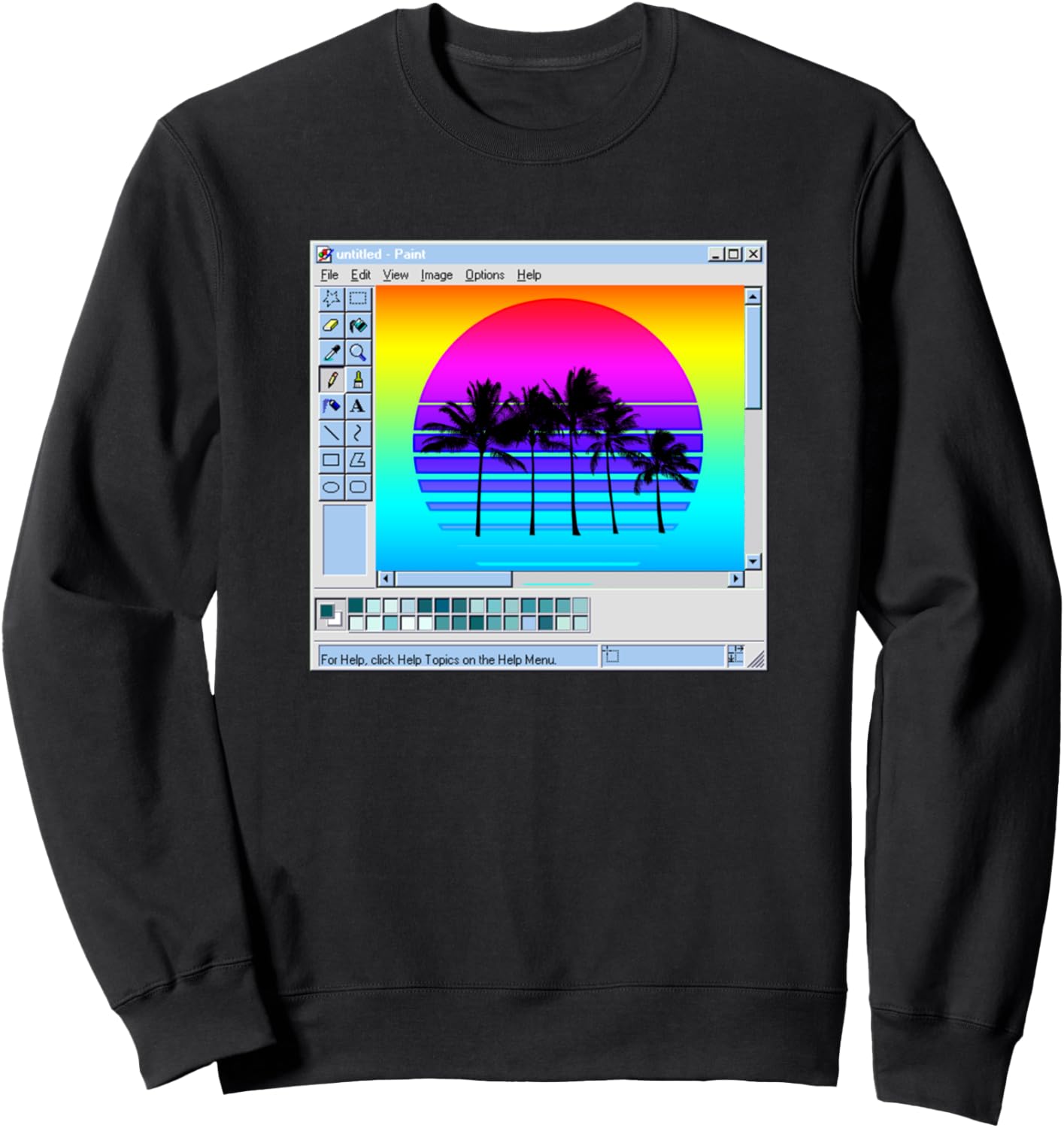 Нарисованное окно. Эстетическая графическая ретро-толстовка с изображением волны и заката 80S & 90S Aesthetic Vaporwave Designs, черный
Нарисованное окно. Эстетическая графическая ретро-толстовка с изображением волны и заката 80S & 90S Aesthetic Vaporwave Designs, черный