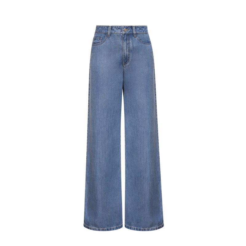 Джинсы Deep Breath широкие, светло-голубой
Джинсы Deep Breath широкие, светло-голубой