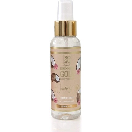 SoSu By SJ Dripping Gold Coconut Scent Wonder Water Medium/Dark спрей-автозагар для лица
SoSu By SJ Dripping Gold Coconut Scent Wonder Water Medium/Dark спрей-автозагар для лица