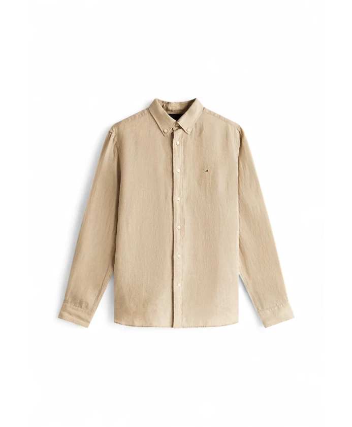 Рубашка из чистого льна стандартного кроя Tommy Hilfiger, бежевый
Рубашка из чистого льна стандартного кроя Tommy Hilfiger, бежевый