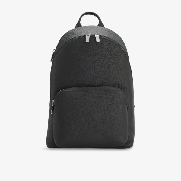 Рюкзак кожаный Boss с тисненым логотипом, черный
Рюкзак кожаный Boss с тисненым логотипом, черный