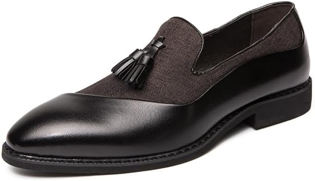 Мужские классические деловые туфли Оксфорды с острым носком и кисточками, без шнурков Waolsu, черный
Мужские классические деловые туфли Оксфорды с острым носком и кисточками, без шнурков Waolsu, черный