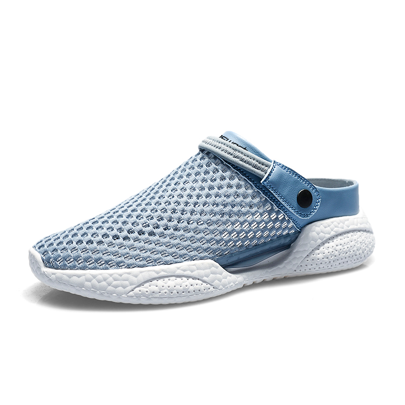 JEANSWEST Мужские противоскользящие износостойкие тапочки с закрытым носком синие, цвет Blue
JEANSWEST Мужские противоскользящие износостойкие тапочки с закрытым носком синие, цвет Blue