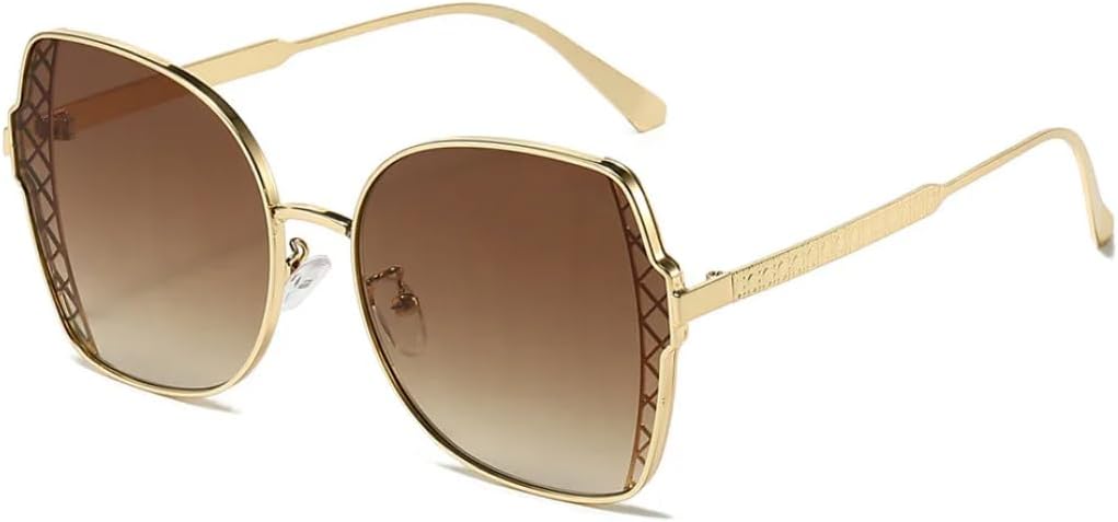 Солнцезащитные очки с защитой UV400 | Большая оправа с градиентным покрытием | Для женщин и мужчин | Для занятий спортом на открытом воздухе и вождения DSVIGF, Golden Brown
Солнцезащитные очки с защитой UV400 | Большая оправа с градиентным покрытием | Для женщин и мужчин | Для занятий спортом на открытом воздухе и вождения DSVIGF, Golden Brown