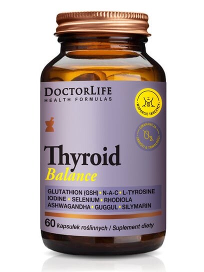 Биологически активная добавка Doctor Life, Thyroid Balance для поддержки щитовидной железы, 60 капсул
Биологически активная добавка Doctor Life, Thyroid Balance для поддержки щитовидной железы, 60 капсул