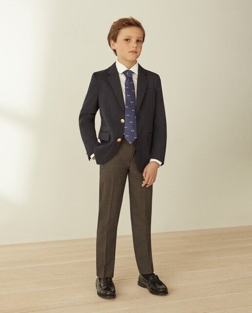 Однотонные шерстяные брюки для мальчика Coconut El Corte Inglés, темно-серый
Однотонные шерстяные брюки для мальчика Coconut El Corte Inglés, темно-серый