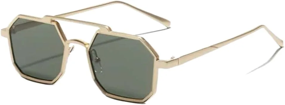 Мужские и женские солнцезащитные очки с двойной перемычкой, защита от ультрафиолета UV400, металлическая оправа, прозрачные градиентные линзы UYPTK, Green
Мужские и женские солнцезащитные очки с двойной перемычкой, защита от ультрафиолета UV400, металлическая оправа, прозрачные градиентные линзы UYPTK, Green