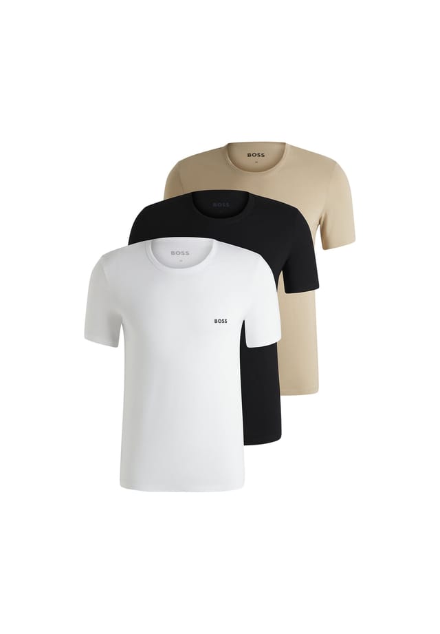 Футболка в упаковке 3 шт. - классическая круглая горловина с коротким рукавом хлопок Boss, мультиколор
Футболка в упаковке 3 шт. - классическая круглая горловина с коротким рукавом хлопок Boss, мультиколор