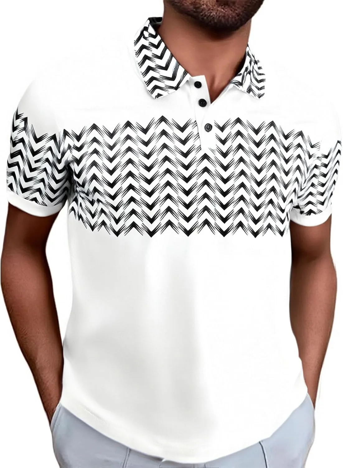 Мужская футболка поло с принтом, влагоотводящая CHXLQQX
Мужская футболка поло с принтом, влагоотводящая CHXLQQX