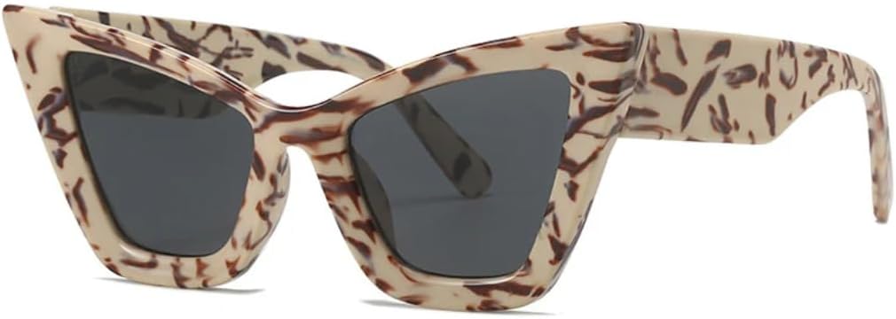 Модные солнцезащитные очки большого размера «кошачий глаз» для женщин, винтажные, с градиентным затемнением, для мужчин, с защитой от УФ-излучения UV400 TYUVIVO, Beige Pattern Grey
Модные солнцезащитные очки большого размера «кошачий глаз» для женщин, винтажные, с градиентным затемнением, для мужчин, с защитой от УФ-излучения UV400 TYUVIVO, Beige Pattern Grey