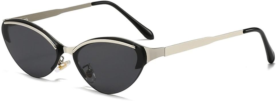 Модные солнцезащитные очки с металлической оправой, дужками-«рогаткой», «кошачий глаз» для женщин, очки для уличной фотографии, солнцезащитные очки для активного отдыха MTZJH, One Color
Модные солнцезащитные очки с металлической оправой, дужками-«рогаткой», «кошачий глаз» для женщин, очки для уличной фотографии, солнцезащитные очки для активного отдыха MTZJH, One Color