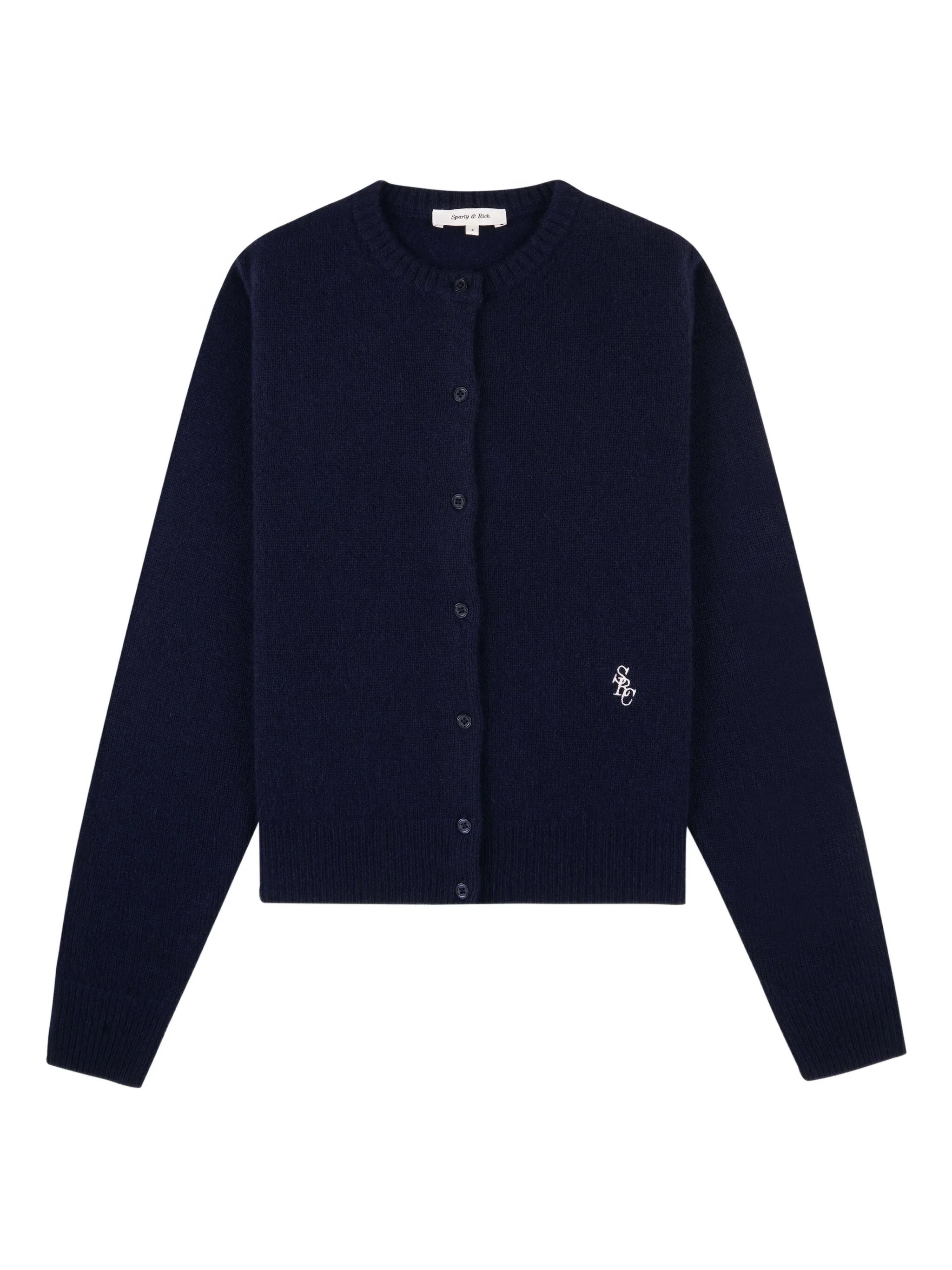 Кардиган с вышивкой Sporty & Rich, синий
Кардиган с вышивкой Sporty & Rich, синий