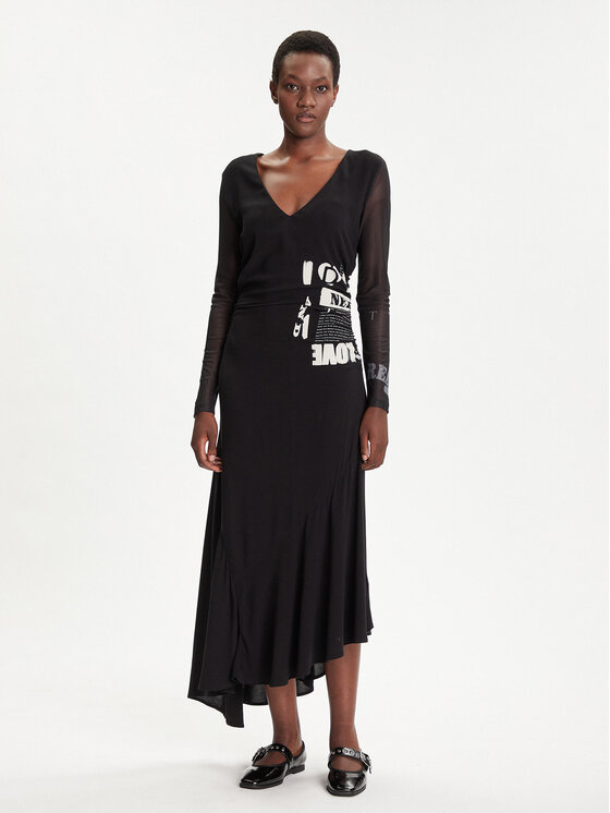 Повседневное платье slim fit Posinew 25WWVW26 Desigual, черный
Повседневное платье slim fit Posinew 25WWVW26 Desigual, черный