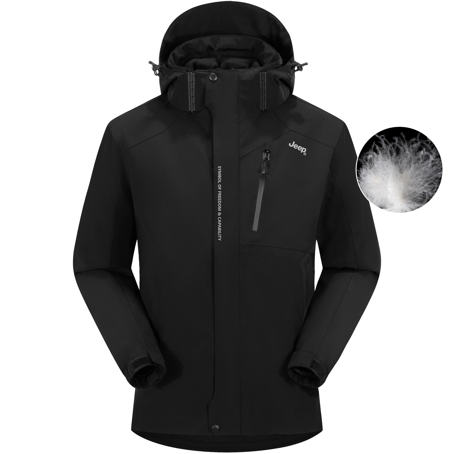 Пуховик Unisex Jeep, темно-синий
Пуховик Unisex Jeep, темно-синий