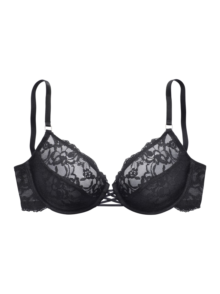 Бюстгальтер на косточках LASCANA, черный
Бюстгальтер на косточках LASCANA, черный