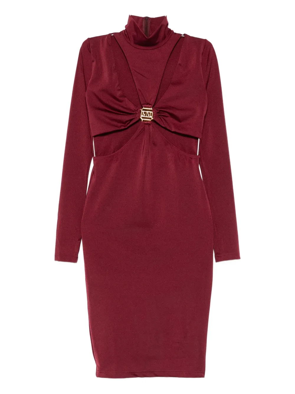 Платье с вырезом и логотипной бляшкой Mazzei, красный
Платье с вырезом и логотипной бляшкой Mazzei, красный