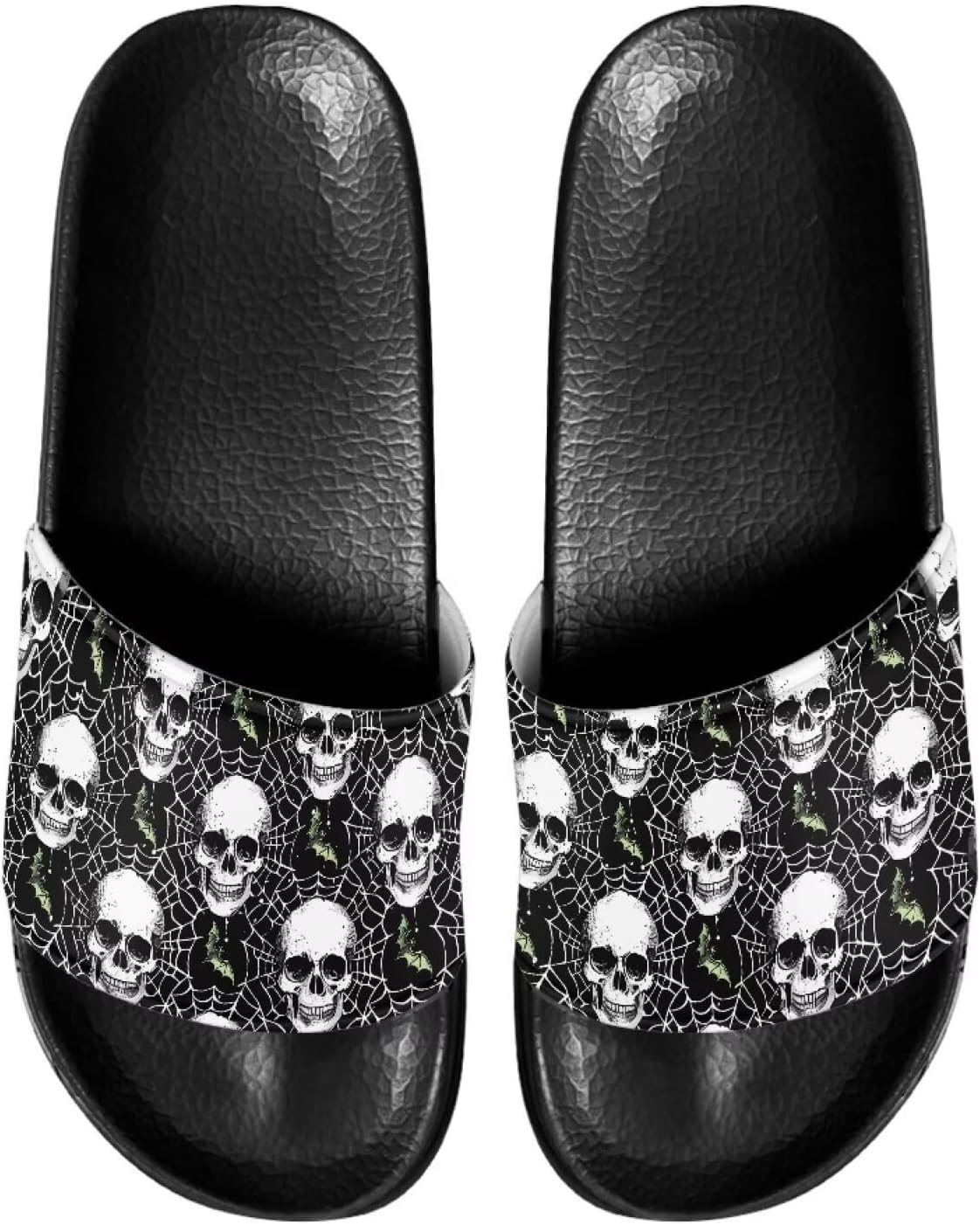 Мужские шлепанцы, плоские тапочки, нескользящие, быстросохнущие, мягкие, легкие, для душа Jrysaedy, Spider Web Skull
Мужские шлепанцы, плоские тапочки, нескользящие, быстросохнущие, мягкие, легкие, для душа Jrysaedy, Spider Web Skull
