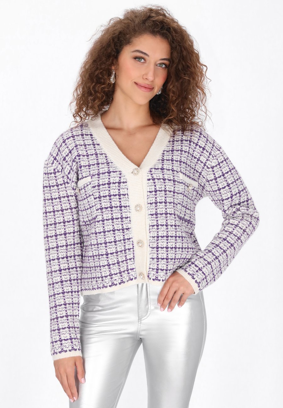 Кардиган faina Cardigan, Offwhite Lilac/Off-White
Кардиган faina Cardigan, Offwhite Lilac/Off-White