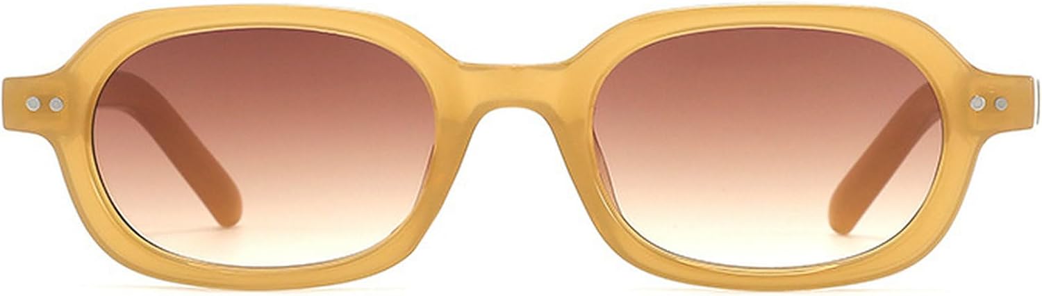 Ретро овальные солнцезащитные очки для женщин, квадратные солнцезащитные очки, модные градиентные очки, защита от УФ-излучения UV400 для мужчин, трендовые солнцезащитные очки с заклепками mincl, Orange Brown
Ретро овальные солнцезащитные очки для женщин, квадратные солнцезащитные очки, модные градиентные очки, защита от УФ-излучения UV400 для мужчин, трендовые солнцезащитные очки с заклепками mincl, Orange Brown