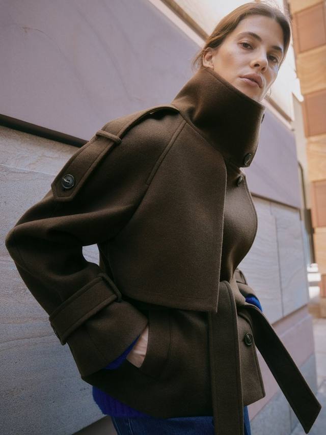 Куртка свободного кроя с воронкообразным воротником Albaray, Chocolate
Куртка свободного кроя с воронкообразным воротником Albaray, Chocolate