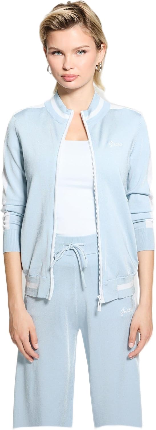 GUESS Striped Sweater Jacket, Aerial Blue
GUESS Striped Sweater Jacket, Aerial Blue
