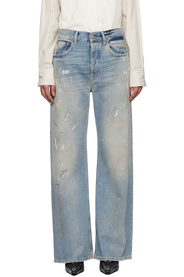 Джинсы 2021f свободного кроя Acne Studios, синий
Джинсы 2021f свободного кроя Acne Studios, синий