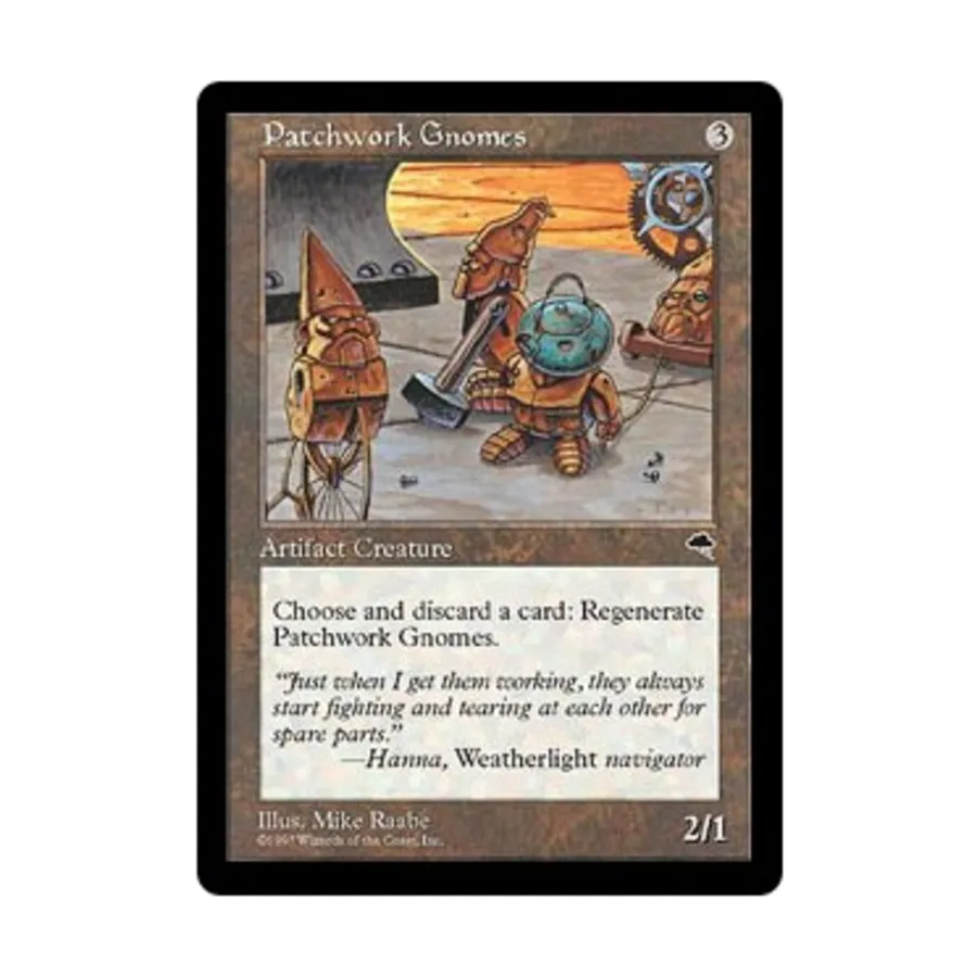 CCG Лоскутные гномы (U), MTG - Tempest
CCG Лоскутные гномы (U), MTG - Tempest