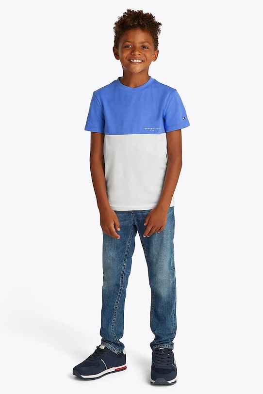 Детская хлопковая футболка Tommy Hilfiger, синий
Детская хлопковая футболка Tommy Hilfiger, синий