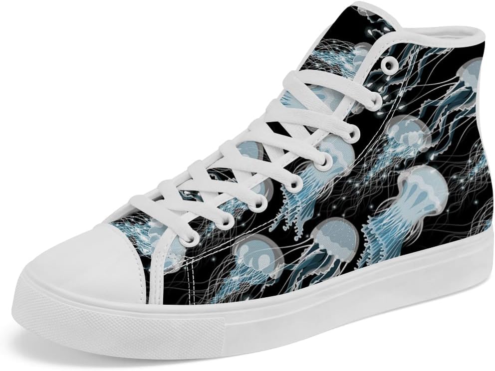 Кеды Chebing Jellyfish, высокие кеды из канвы для мужчин и женщин, черный/синий
Кеды Chebing Jellyfish, высокие кеды из канвы для мужчин и женщин, черный/синий