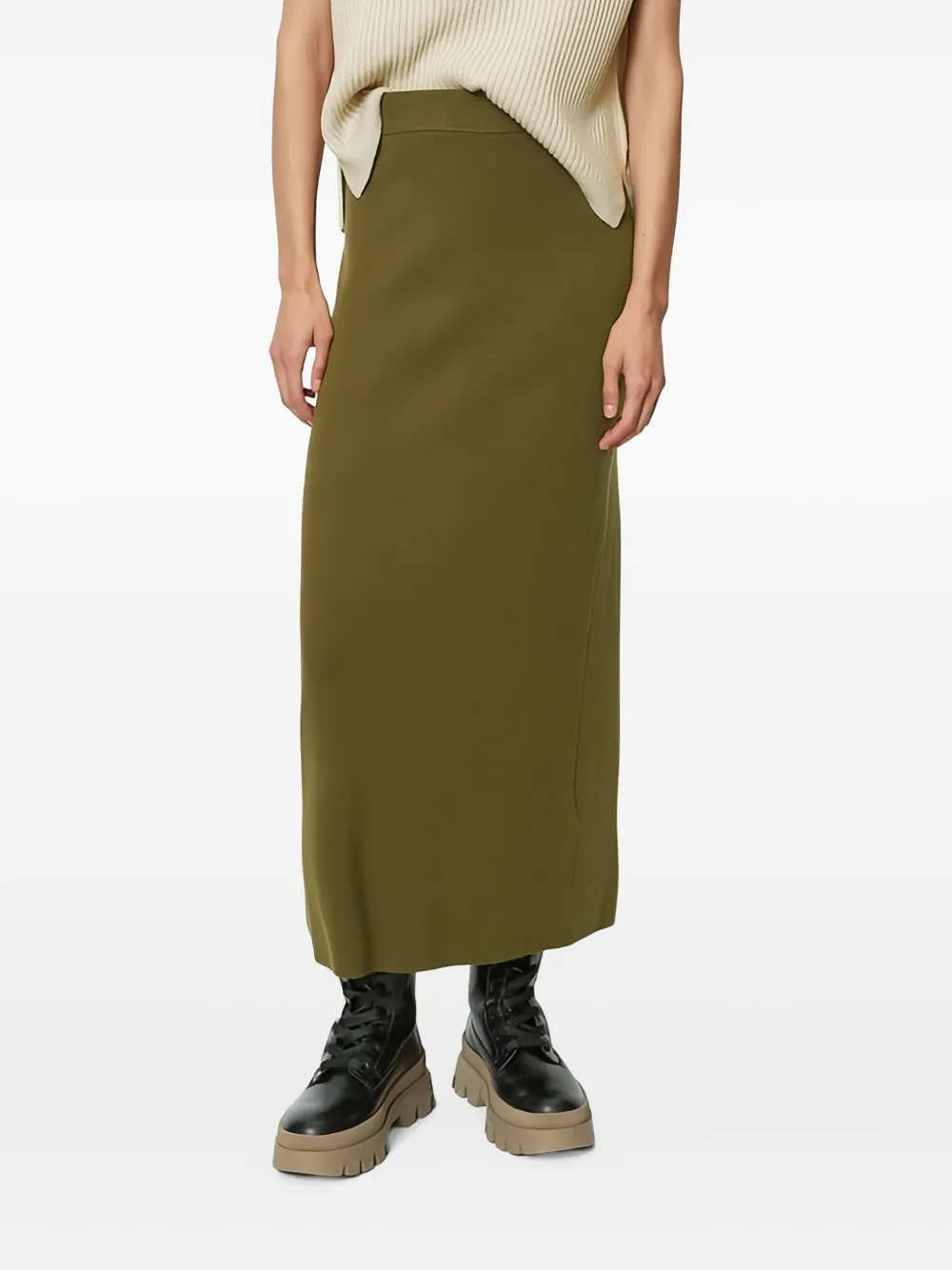 Юбка макси с разрезом Marc O'Polo, зеленый
Юбка макси с разрезом Marc O'Polo, зеленый