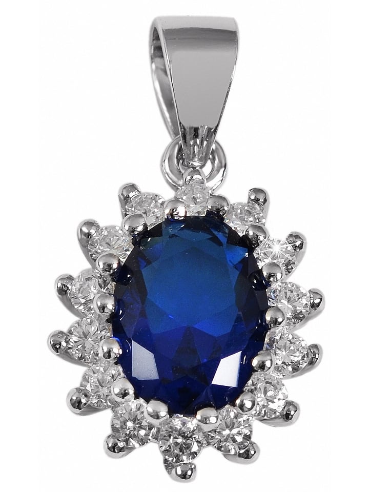 Adeliás Овальный женский кулон из серебра 925 пробы с голубыми кубическими циркониями
Adeliás Овальный женский кулон из серебра 925 пробы с голубыми кубическими циркониями