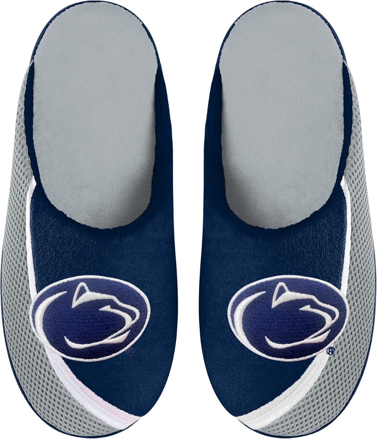 Мужские тапочки FOCO NCAA 2022 с большим логотипом и цветной окантовкой, Penn State Nittany Lions
Мужские тапочки FOCO NCAA 2022 с большим логотипом и цветной окантовкой, Penn State Nittany Lions