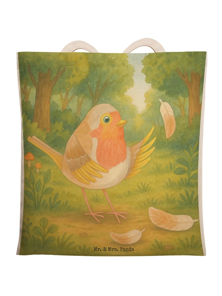 Mr. & Mrs. Panda Сумка-шоппер с рисунком в виде перьев малиновки, без надписи, белого цвета
Mr. & Mrs. Panda Сумка-шоппер с рисунком в виде перьев малиновки, без надписи, белого цвета