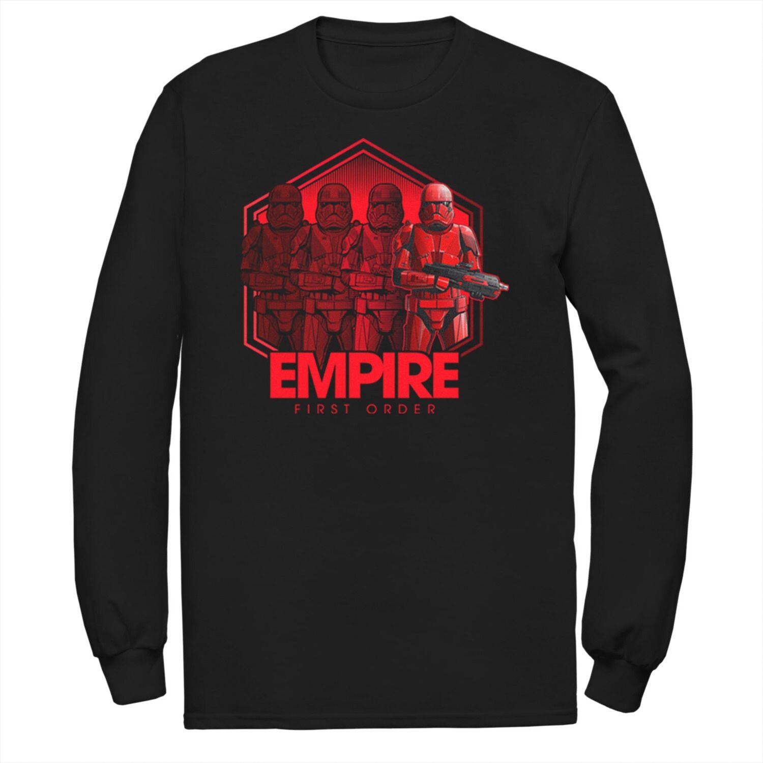 Мужская футболка с длинными рукавами и рисунком «Звездные войны: Скайуокер. Восход ситхов» Licensed Character
Мужская футболка с длинными рукавами и рисунком «Звездные войны: Скайуокер. Восход ситхов» Licensed Character