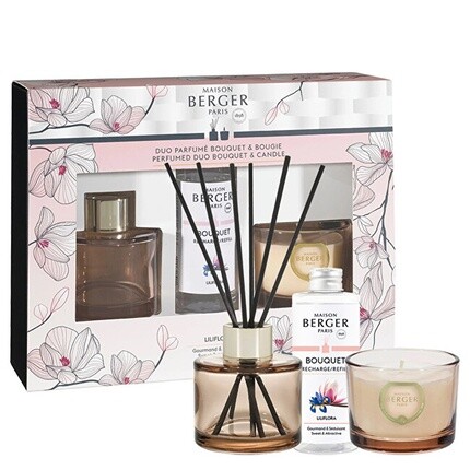Подарочный набор аромадиффузора Bolero Magnolia Liliflora 80 мл + свеча 80 г Maison Berger Paris
Подарочный набор аромадиффузора Bolero Magnolia Liliflora 80 мл + свеча 80 г Maison Berger Paris
