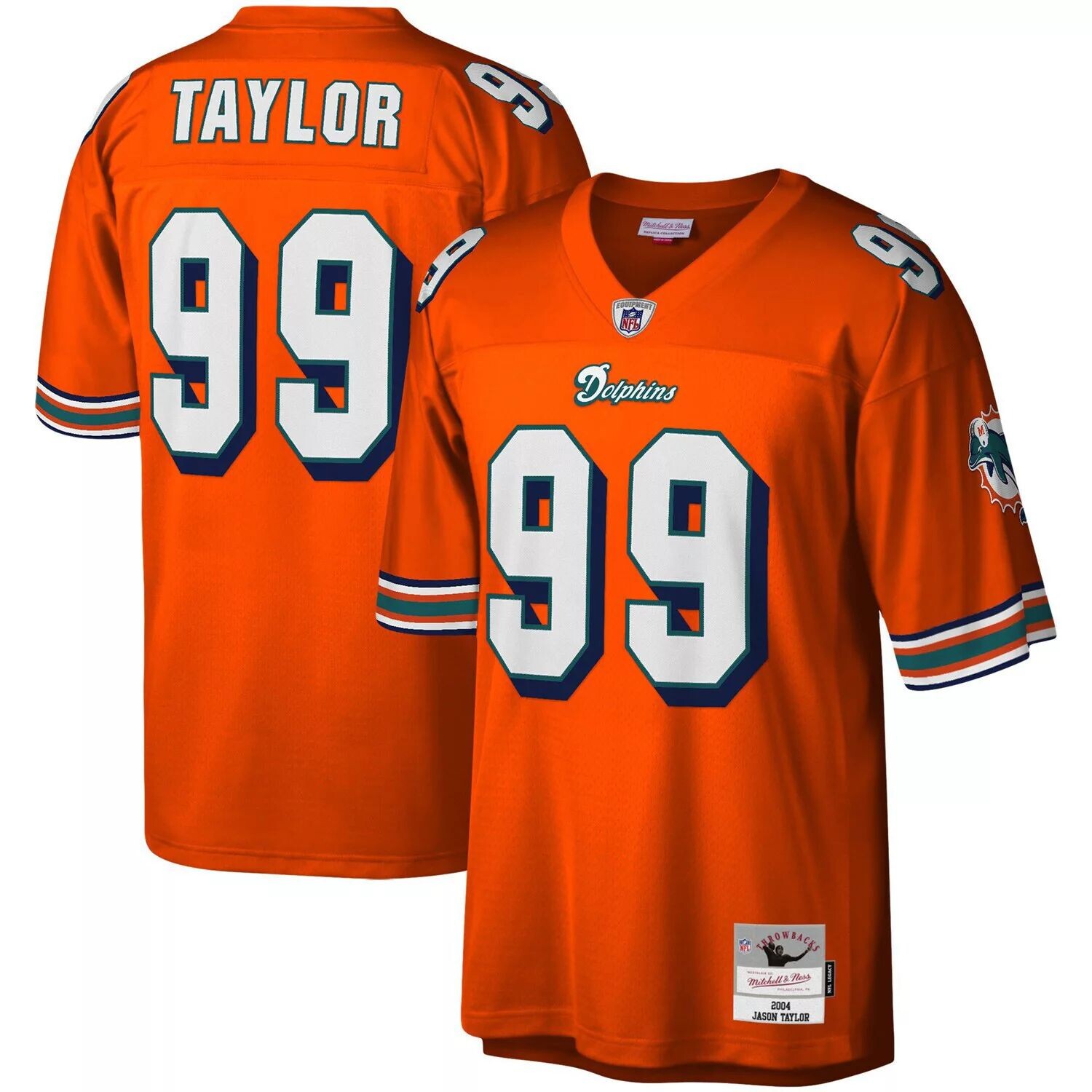 Мужская футболка Mitchell & Ness Jason Taylor Orange Miami Dolphins Big & Tall 2004, реплика вышедшего на пенсию игрока
Мужская футболка Mitchell & Ness Jason Taylor Orange Miami Dolphins Big & Tall 2004, реплика вышедшего на пенсию игрока