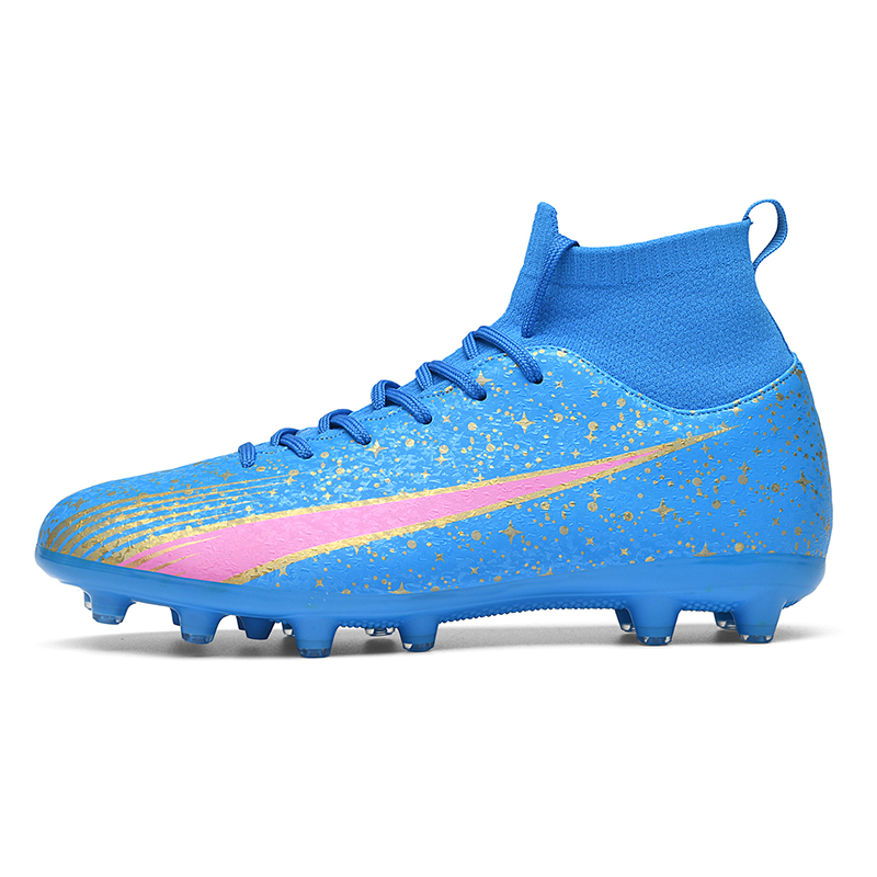 Футбольные бутсы для детей и подростков с высоким верхом, устойчивые к истиранию, противоскользящие, водонепроницаемые и противоударные CAMKIDS, синий
Футбольные бутсы для детей и подростков с высоким верхом, устойчивые к истиранию, противоскользящие, водонепроницаемые и противоударные CAMKIDS, синий