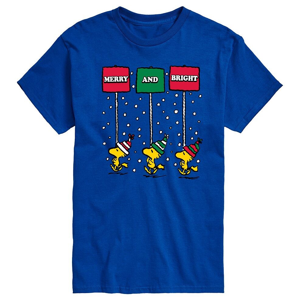 Мужская футболка Peanuts Woodstock Merry & Bright с рисунком Licensed Character, синий
Мужская футболка Peanuts Woodstock Merry & Bright с рисунком Licensed Character, синий