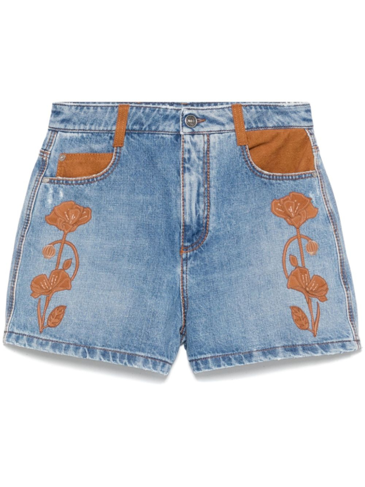Ermanno Scervino джинсовые шорты с цветочным декором, синий
Ermanno Scervino джинсовые шорты с цветочным декором, синий