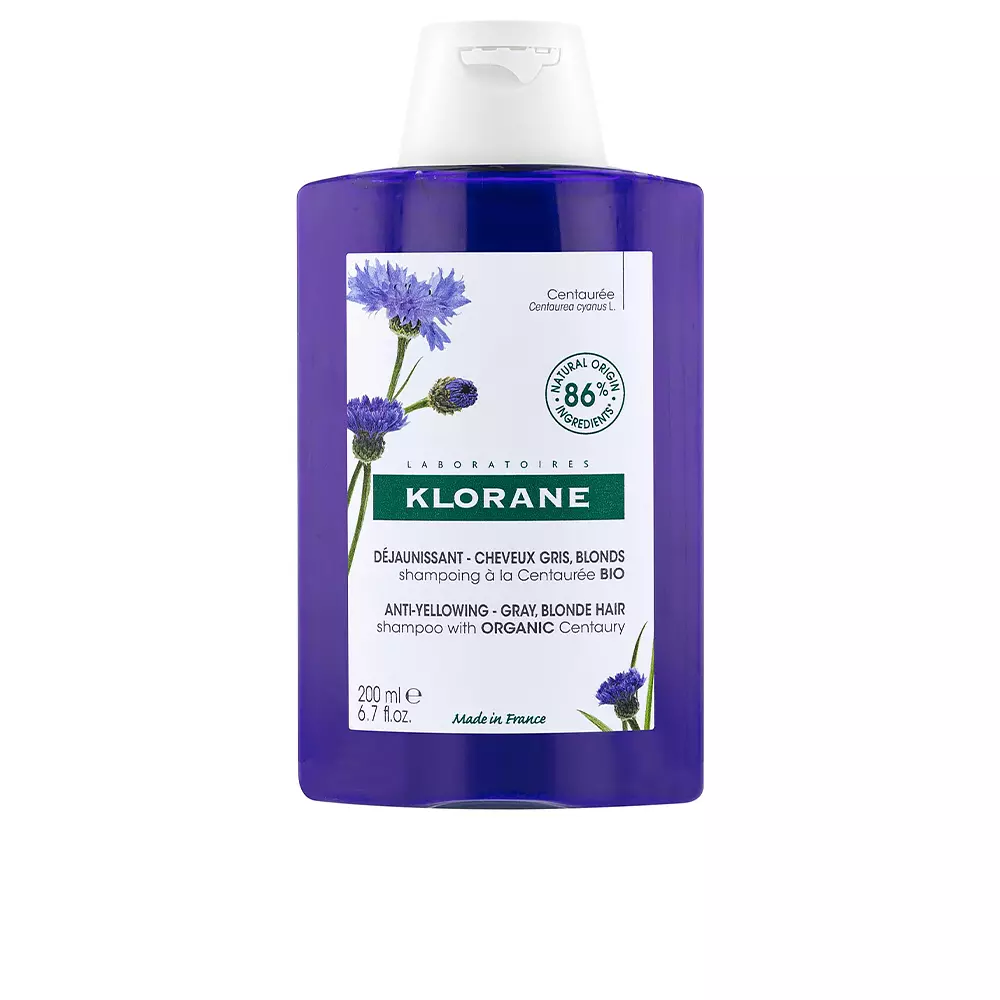 Шампунь A la centaurea bio champú antiamarilleo cabello gris y rubio Klorane, 200 мл.
Шампунь A la centaurea bio champú antiamarilleo cabello gris y rubio Klorane, 200 мл.