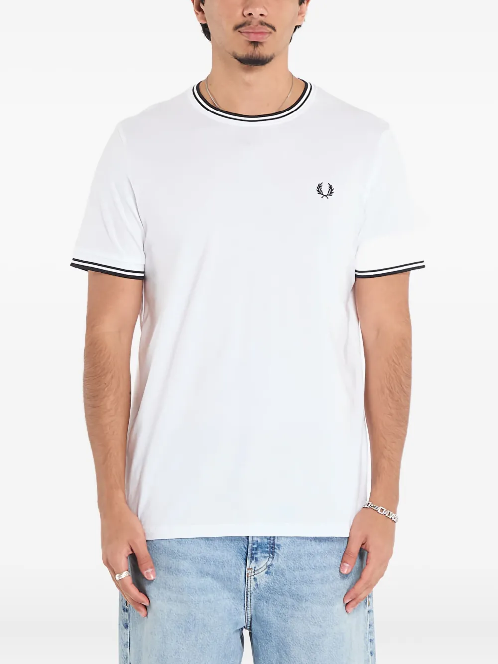 Футболка с контрастной отделкой Fred Perry, белый
Футболка с контрастной отделкой Fred Perry, белый
