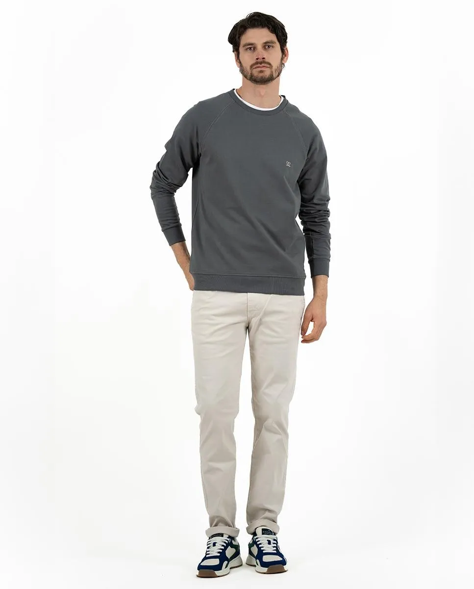 Мужская хлопковая толстовка с круглым вырезом Makarthy, темно-серый
Мужская хлопковая толстовка с круглым вырезом Makarthy, темно-серый