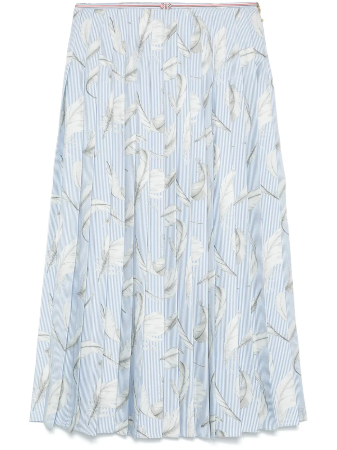 Thom Browne шелковая юбка миди с принтом, синий
Thom Browne шелковая юбка миди с принтом, синий